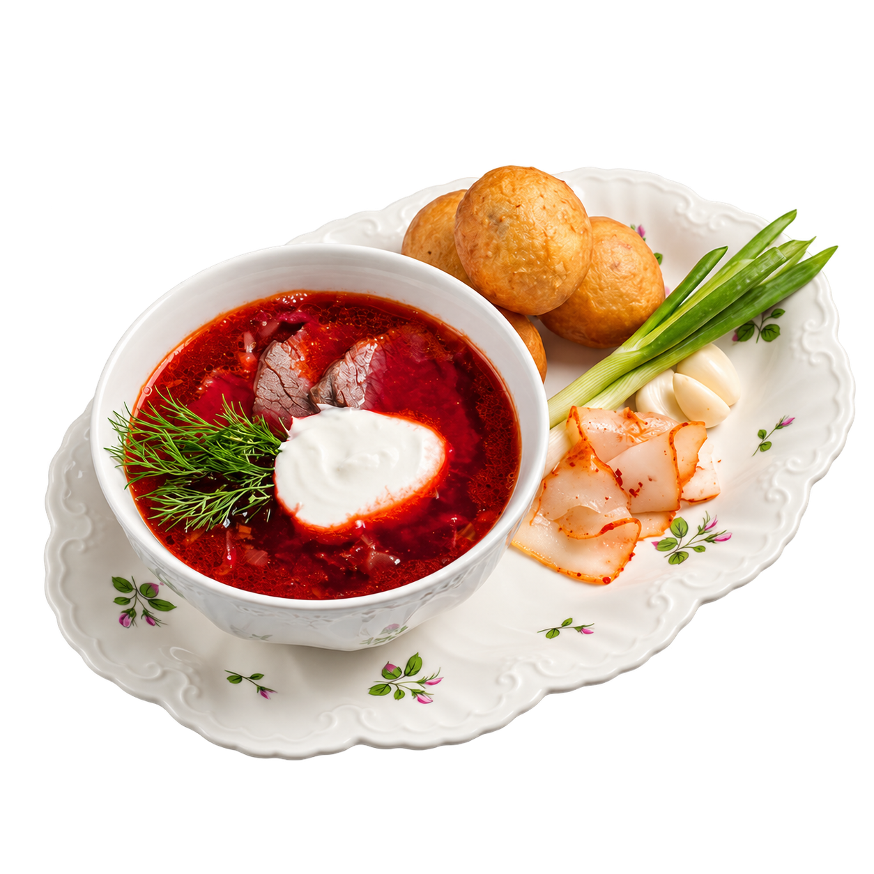 Борщ с говядиной