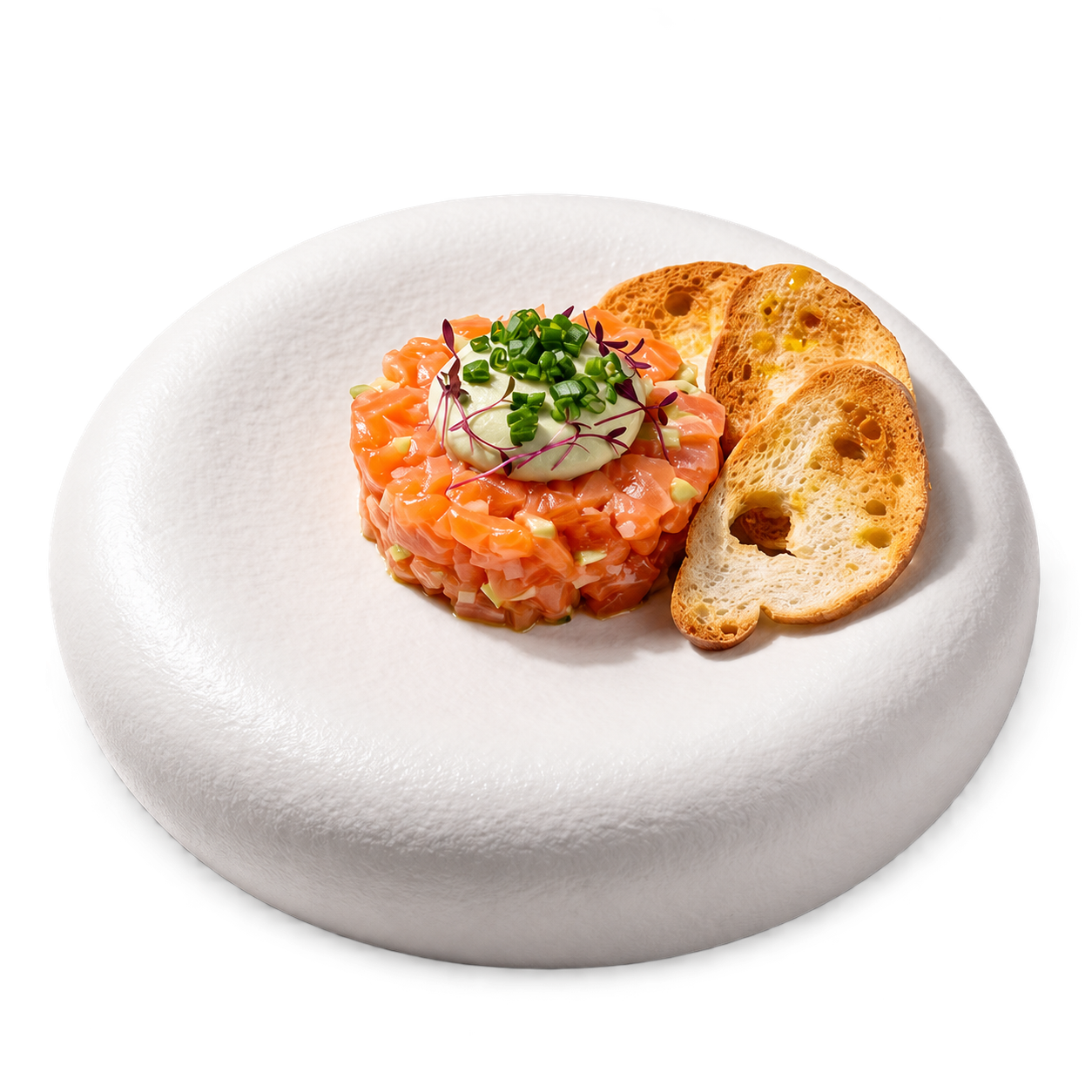 Тартар из лосося в METIS